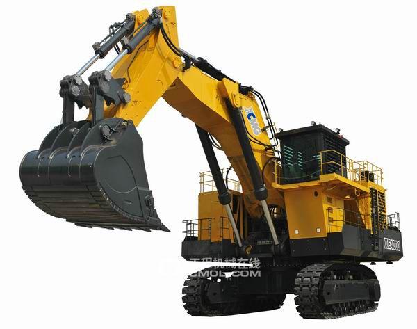 徐工大型矿山机械400吨级挖掘机下线